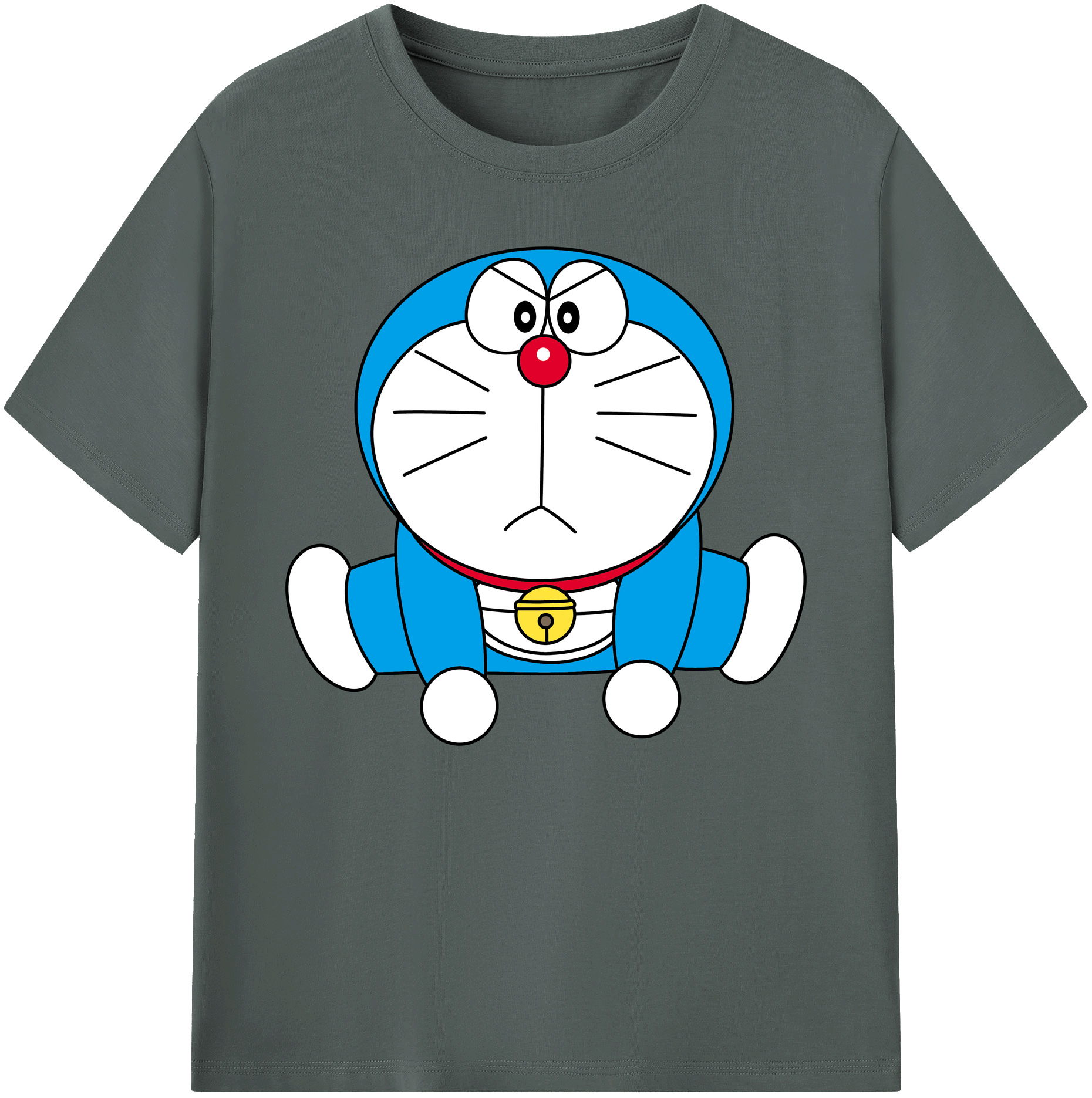 （画像用） ドラえもん Doraemon 綿100％ メンズ半袖Tシャツ｜肌触りやわらか＆通気性